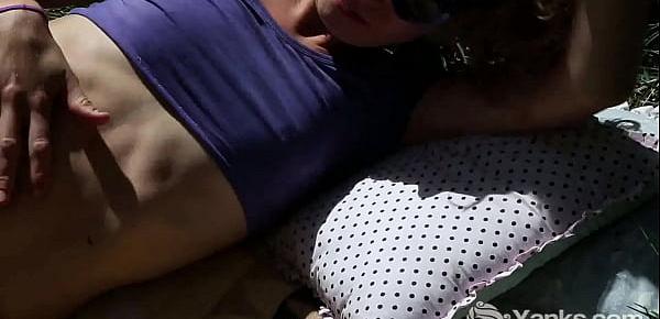  Yanks Kara Masturbating Outdoors